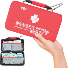 121 Piece - Small First Aid Kit for Car, Home or Office