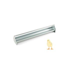 2-in-1 Galvanized Steel Wall Mount Hay and Grain Feeder with Adjustable Distance