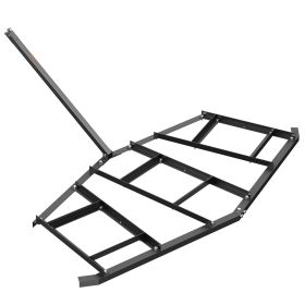 VEVOR Driveway Drag, 84" Width Tow Behind Drag Harrow, Q235 Steel Driveway Grader with Adjustable Bars, Support up to 50 lbs, Driveway Tractor Harrow