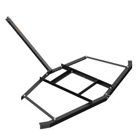 VEVOR Driveway Drag, 66" Width Tow Behind Drag Harrow, Q235 Steel Driveway Grader with Adjustable Bars, Support up to 50 lbs, Driveway Tractor Harrow