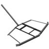 VEVOR Driveway Drag, 74" Width Tow Behind Drag Harrow, Q235 Steel Driveway Grader with Adjustable Bars, Support up to 50 lbs, Driveway Tractor Harrow