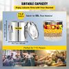 VEVOR Alcohol Still, 13.2Gal / 50L Stainless Steel Water Alcohol Distiller Copper Tube Home Brewing Kit Built-in Thermometer for DIY Whisky and Wine