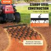 VEVOR Drag Harrow, 4'x4' Heavy-Duty Chain Harrow with 69 Teeth, ATV UTV Tractor Attachments Field Drag Mat for Sod Prepping, Seeding Lawns, Landscape