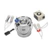 VEVOR Goat Milking Machine, 12 L 304 Stainless Steel Bucket, Electric Automatic Pulsation Vacuum Milker, Portable Milker with Food-grade Silicone Cups