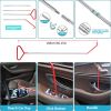 18-piece Car Emergency Kit with window wedge, air wedge bag pump, long distance grabber, automatic trim and removal tool
