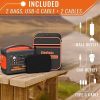 Portable Power Station 110V/600W 568Wh Lithium Battery Pure Sine Wave AC Outlet DC USB Solar Generator Supply for Emergency Outdoor Power