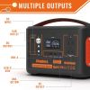 Portable Power Station 110V/600W 568Wh Lithium Battery Pure Sine Wave AC Outlet DC USB Solar Generator Supply for Emergency Outdoor Power