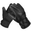 Unisex Electric Heated Gloves USB Plug Touchscreen Thermal Leather Windproof Winter Hand Warmer