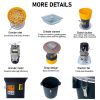 25L Grain Mill Grinder Electric Corn Grinder, Grain mills Mill Flour Mills Molino de Maiz, Farm Home Electric Grinder for Corn Grain Feed, Wheat Grind