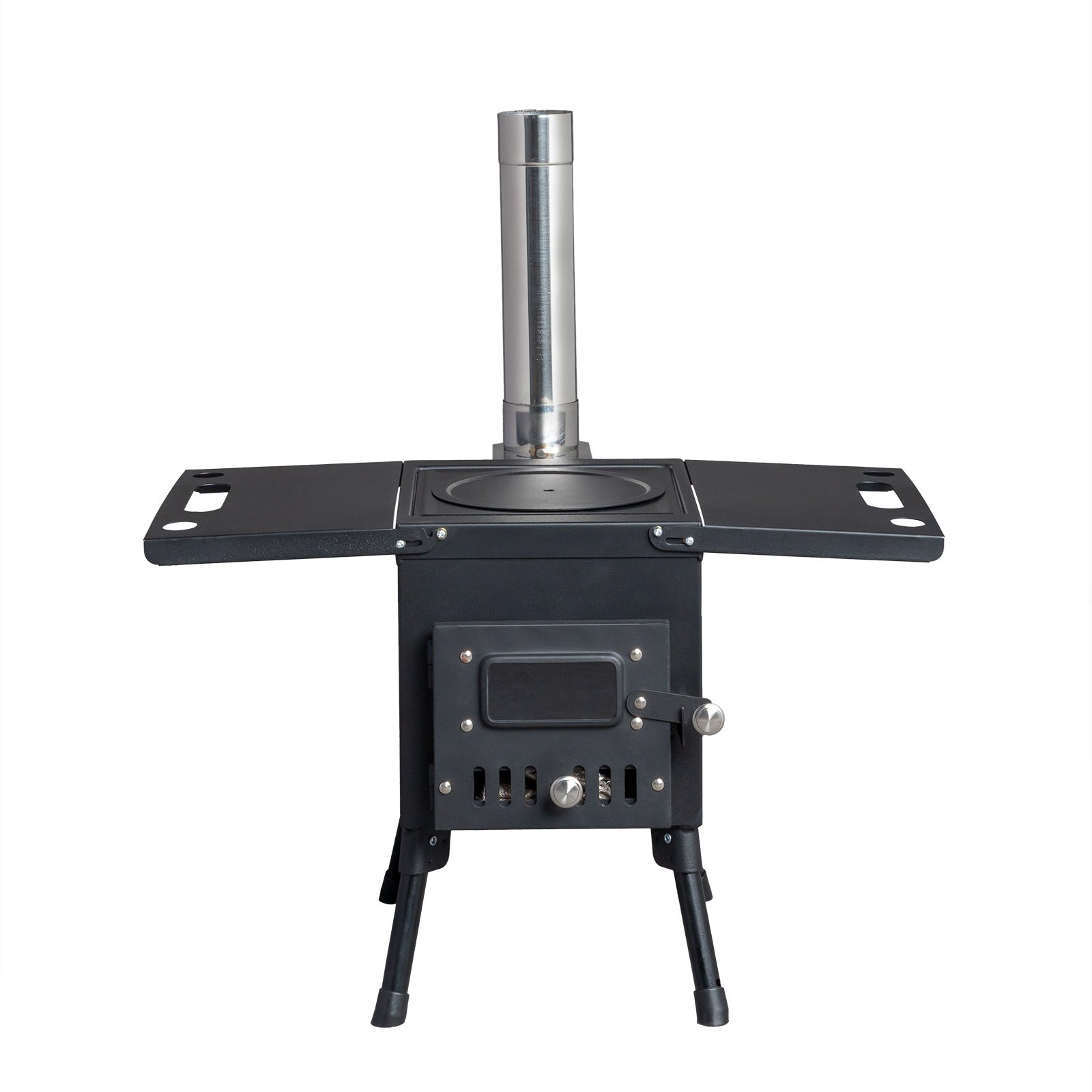 thumbnail image 2 of WoodEze Camping Stove – Black, Portable Outdoor Cooking Stove, Model CAMP-STV 2 of 5