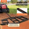 VEVOR Driveway Drag, 84" Width Tow Behind Drag Harrow, Q235 Steel Driveway Grader with Adjustable Bars, Support up to 50 lbs, Driveway Tractor Harrow