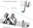 Broom and Mop Hanger Wall Mount, Broom Hook, Broom Rack, Stainless Steel Mop Broom Holder Wall Mounted, Broom Storage, Heavy Duty Broom Organizer Wall