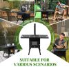 77.5*41*49cm black iron panel camping stove with chimney N001