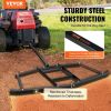 VEVOR Driveway Drag, 66" Width Tow Behind Drag Harrow, Q235 Steel Driveway Grader with Adjustable Bars, Support up to 50 lbs, Driveway Tractor Harrow