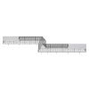 VEVOR Chicken Tunnels, 287 x 78.7 x 24.2 inch(LxWxH) Chicken Tunnels for Yard, Portable Chicken Tunnels for Outside with Corner Frames, 2 Sets, Suitab