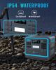 Solar Generator Portable Power Station;  2048Wh LiFePO4 Battery Backup;  1.8H Fast Charging;  2400W AC Outlets(4800W Peak);  25A RV Output
