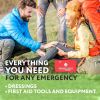 121 Piece - Small First Aid Kit for Car, Home or Office