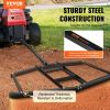 VEVOR Driveway Drag, 74" Width Tow Behind Drag Harrow, Q235 Steel Driveway Grader with Adjustable Bars, Support up to 50 lbs, Driveway Tractor Harrow
