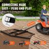 VEVOR Driveway Drag, 74" Width Tow Behind Drag Harrow, Q235 Steel Driveway Grader with Adjustable Bars, Support up to 50 lbs, Driveway Tractor Harrow