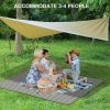 Camping Tarp Waterproof, Hammock Rain Fly Lightweight, Backpack Tarp Portable, Multifunctional Tent Tarp for Camping, Emergency Shelter Tarp, UV Prote