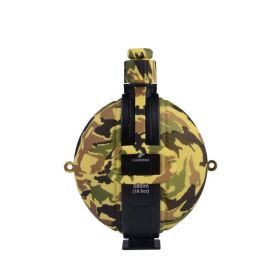 Collapsible Military Foldable Silicone Water Canteen with Compass (Color: A3)