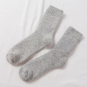 5 Pairs Mens Socks Super Thick Merino Wool (Color: 3, Size: size 38-46cm)