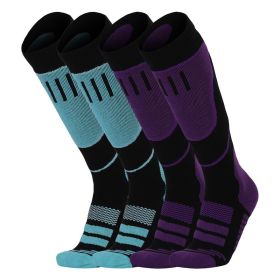 Adult Thermal Ski Socks Winter 2 Pack Skiing Snowboarding Hiking Warm Socks (Size: set3)