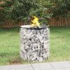 Gabion Galvanized Iron Fire Pit 19.7"