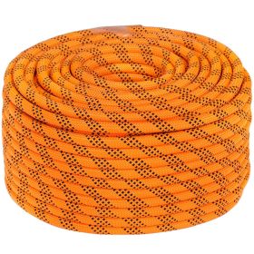 Dacron Emergency Rappelling Double Braid Polyester Rope (Diameter: 7/16 inch, Length: 150 Ft)