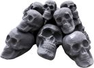 Ceramic Skulls for Fire Pit, Outdoor Fire Tables,  Reusable