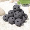 Hollow Ceramic Fire Balls, Set of 10