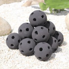 Hollow Ceramic Fire Balls, Set of 10 (Style: 10pcs Hollow)