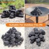 Ceramic Skulls for Fire Pit, Outdoor Fire Tables,  Reusable