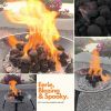 Ceramic Skulls for Fire Pit, Outdoor Fire Tables,  Reusable