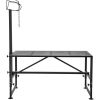 VEVOR Goat & Sheep Stand, 51x23 inch Livestock Stand, Metal Livestock Milking and Shearing Stand 21" to 33" Adjustable Height, with Headpiece and Nose