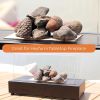 4 pc Gas Logs with Decorative Maple Leaves for Bio Ethanol Stoves, Tabletop Fireplace
