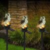 Solar Powered Waterproof LED Owl Garden Lights