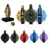 Collapsible Military Foldable Silicone Water Canteen with Compass