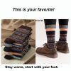 5 Pairs Thick Winter Warm Wool Socks - Mens