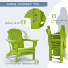 Folding Adirondack Chair,  All-Weather Proof
