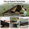 Adventurer Rooftop Tent Hardshell with Luggage Racks & Replaceable Rain Flies