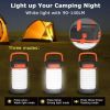 Solar Lantern Camping, Collapsible Solar Camping Light Rechargable,LED Portable USB Solar Lamp IP54 Waterproof Lights for Backpacking Gear,Emergency C