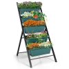 5-tier Vertical Raised Bed Garden Planter Box