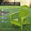 Folding Adirondack Chair,  All-Weather Proof