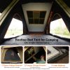 Adventurer Rooftop Tent Hardshell with Luggage Racks & Replaceable Rain Flies