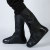 PVC Rainproof Shoes Cover Men Women Winter Snow Boots Waterproof Thick Non-Slip Wear-Resistant Bottom High Tube Rain Bota Cases