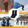 3 Pairs Mens Thick Wool Thermal Winter Socks Soft Cozy Heat-Trapping Moisture Wicking