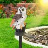 Solar Powered Waterproof LED Owl Garden Lights