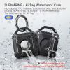 Waterproof Airtag Keychain Holder Case; Screw Full Cover Compatible For Apple Air Tag Tracker Key Ring Anti-Scratch Anti-Lost Cover