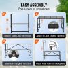 VEVOR Goat & Sheep Stand, 51x23 inch Livestock Stand, Metal Livestock Milking and Shearing Stand 21" to 33" Adjustable Height, with Headpiece and Nose